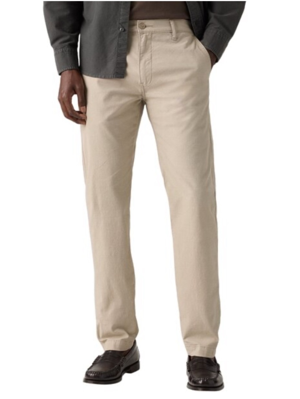 Levi's Men's Sz S Pants XX Chino EZ Taper Stretch Beige Classic Minimalist Fall